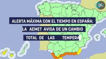 Alerta máxima con el tiempo en España: la AEMET avisa de un cambio total de las temperaturas