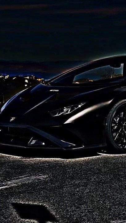 Black  lamborghini car