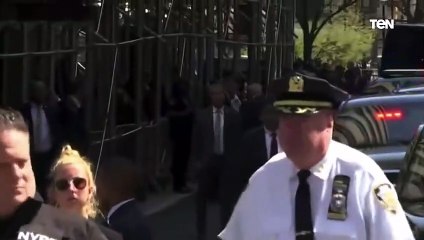 ترامب يصل محكمة مانهاتن لبدء جلسة المحاكمة بتهم جنائية