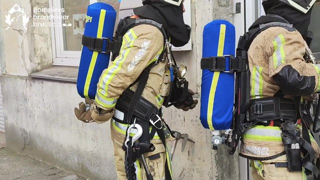 Incendie à Anderlecht, chaussée de Mons
