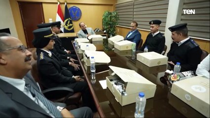 أمين شرطة للرئيس السيسي: سيادتك ماشي في الطريق الصح ومش هنسمح لأي معوقات توقف مسيرتك