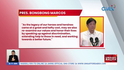 May panawagan si PBBM at Vice Pres. Sara Duterte sa paggunita ng araw ng Kagitingan | UB