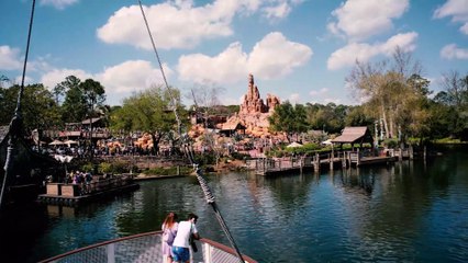 POV of The Liberty Belle Steam Paddlewheeler Boat Ride at Walt Disney World in Orlando, Florida