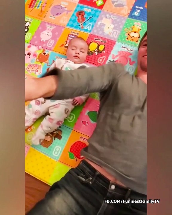 Funniest Daddy Make Baby Dancing