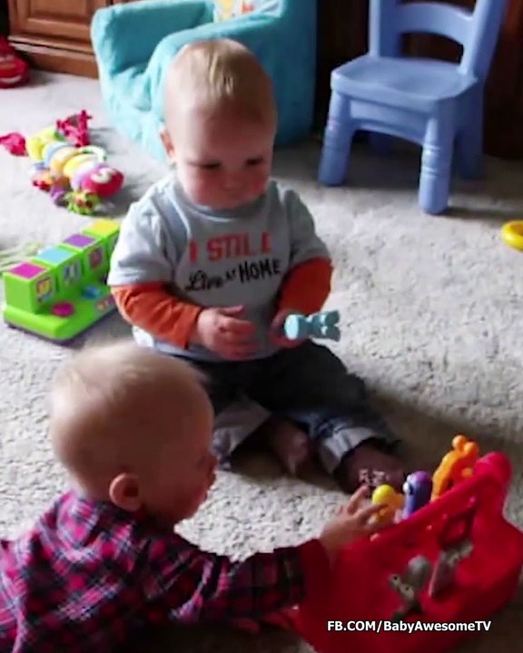 Funniest Baby with Big Family Moments - Baby Family Videos