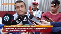 Misiones inauguró el molino yerbatero más grande de Argentina