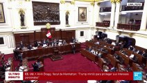 Congreso de Perú rechaza moción de destitución contra la presidenta Dina Boluarte