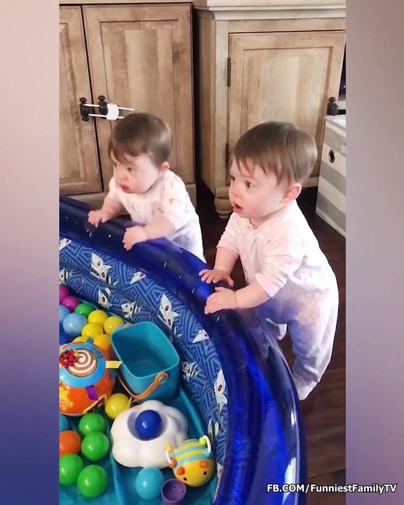 Funny Baby Twins And Triplets Run The World