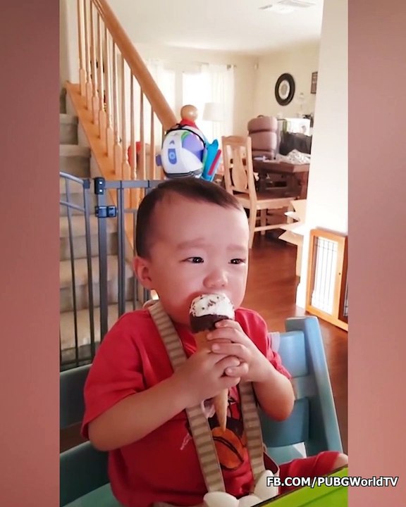 The Cutest Emotions Of Babies When They Eat Ice Cream Vidéo Dailymotion