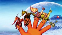 Dinosaurs Dragon And Godzilla Cartoons Singing Finger Family Nursery Rhymes for Children