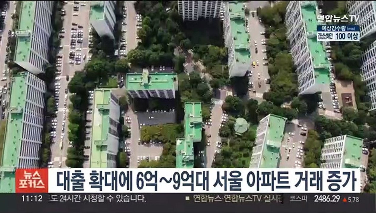 대출 확대에 6억~9억대 서울 아파트 거래 증가
