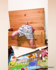Funniest Naughty Babies Getting Stuck