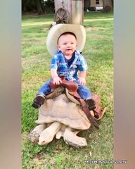 Funny Baby and Animals at the Zoo - Funny Baby Fails Video