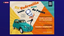 Les voitures emblématiques des films de Louis de Funès en exposition