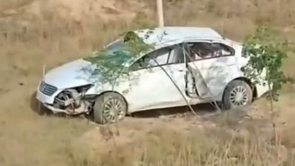 सुलतानपुर में टला बड़ा सड़क हादसा, बाल-बाल बचे लोग; मची चीख पुकार