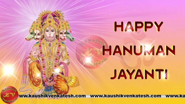 Happy Hanuman Jayanti, Hanuman Birthday Wishes, Video, Greetings, Animation, Status, Messages (Free)