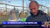 Dans la région lyonnaise, cet agriculteur craint de perdre une partie des ses récoltes en raison des gelées matinales