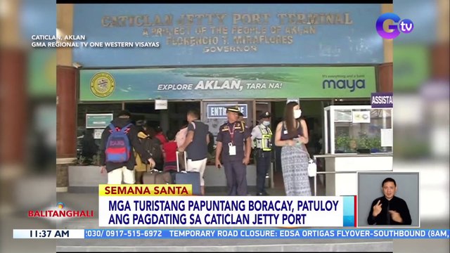 Mga turistang papuntang Boracay, patuloy ang pagdating sa Caticlan Jetty Port | BT