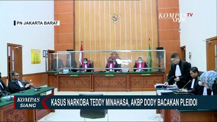 Anak Buah Teddy, AKBP Dody Sampaikan Nota Pembelaan Kasus Narkoba di PN Jakbar