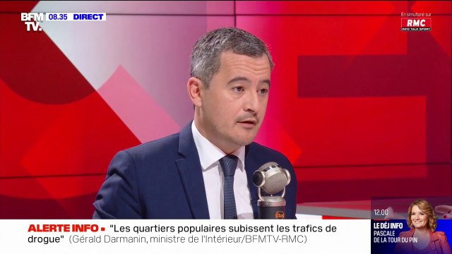 Gérald Darmanin affirme que l'augmentation des peines des consommateurs de drogues est à l'ordre du jour