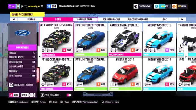 Forza Horizon 5 horizon raptor dunes accidentées