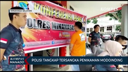 Polisi Tangkap Pelaku Penikaman Di Modoinding, Pelaku : Saat Itu Saya Terdesak Dan Mabuk