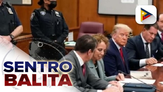 Dating US Pres. Donald Trump, naghain ng 'not guilty plea' kaugnay ng felony case