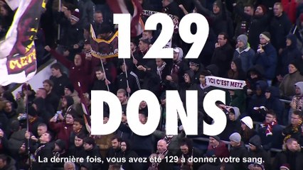 Don du sang au Stade Saint-Symphorien le 21 avril