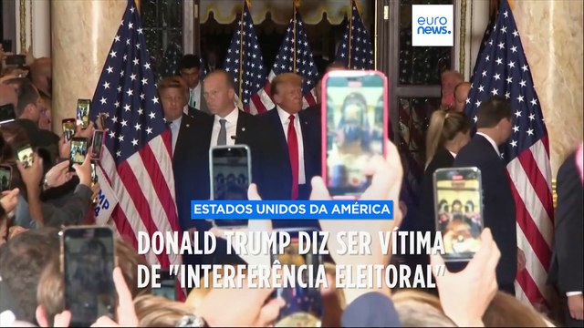 Donald Trump diz estar inocente e ser vítima de interferência eleitoral