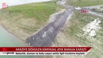 Araziye dökülen kimyasal atık, Sazlıbosna Barajı'na karıştı