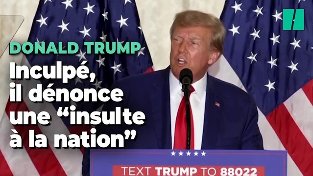 Inculpé, Trump dénonce une insulte à la nation devant ses partisans