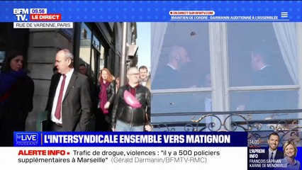 Avant la réunion de l'intersyndicale à Matignon, Sophie Binet (CGT) estime que "c'est une belle journée pour le retrait de la réforme"