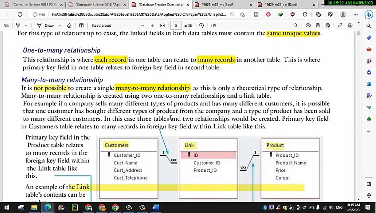 Database Lecture 2 IT 9626