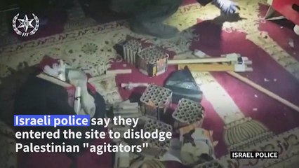 Clashes inside Jerusalem's Al-Aqsa mosque