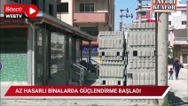 Osmaniye'de az hasarlı binalarda güçlendirme başladı