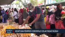 Kejati Dan Pemprov Gorontalo Gelar Pasar Murah Warga Berdesakan Membeli Minyak Goreng