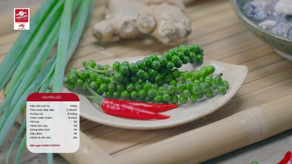 Hàu chén nướng sốt tiêu xanh