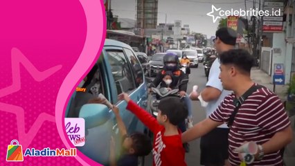 Irfan Hakim Ajak Djalu dan Dzaky Berbagi Es Krim dan Roti Jelang Buka Puasa