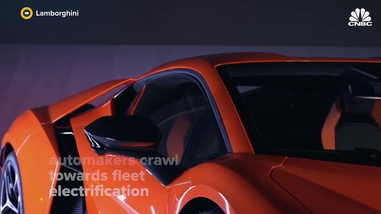 Lamborghini unveils plug-in hybrid that does 217 miles per hour