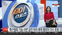 '축구협회 기습사면' 금전비리·폭력행위자 다수 포함