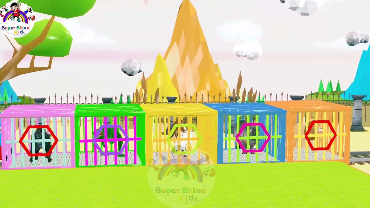 Choose The Perfect Slide Challenge with Gorilla Mammoth Elephant Cow ESCAPE ROOM Animals Cage Game 2