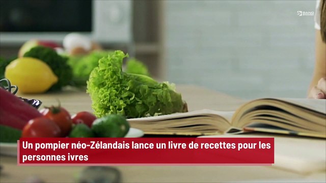 Un pompier néo-Zélandais lance un livre de recettes pour les personnes ivres !