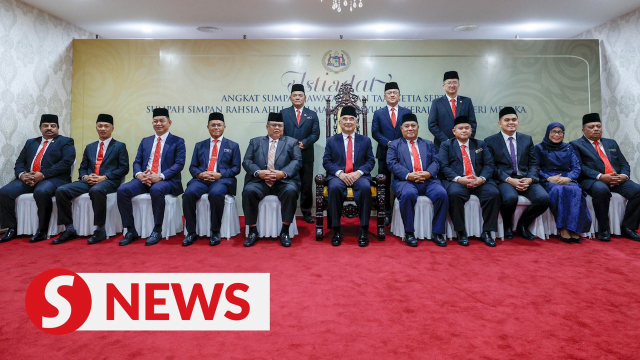 Three new faces among Melaka exco line-up