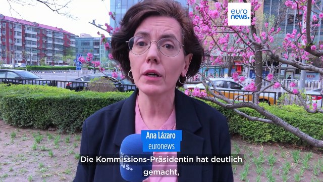 Frankreichs Präsident Macron auf Staatsbesuch in China