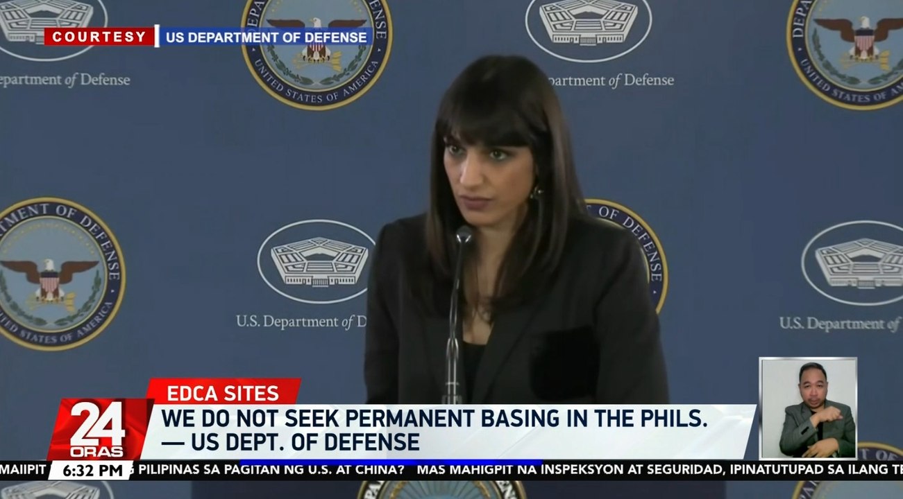 We do not seek permanent basing in the Phils. — US Dept. of Defense | 24 Oras