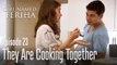 Emir and Feriha are cooking together - The Girl Named Feriha Episode 23