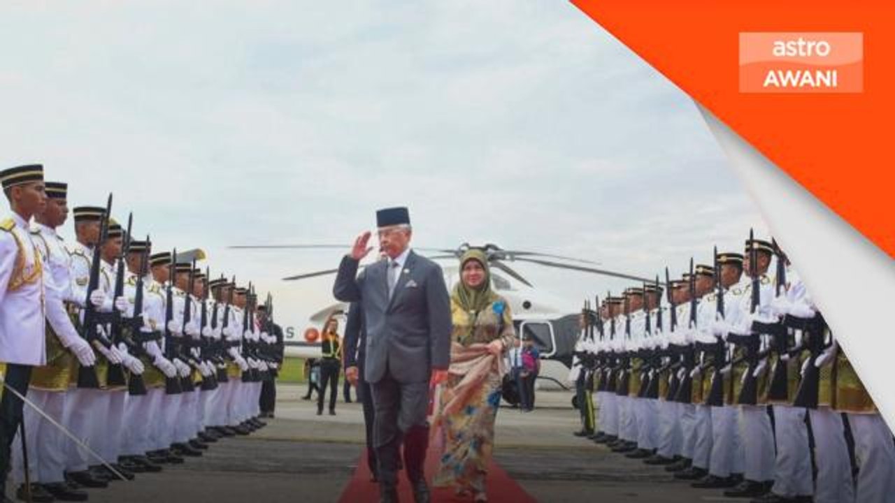 Yang di-Pertuan Agong, Raja Permaisuri Agong tiba di Melaka