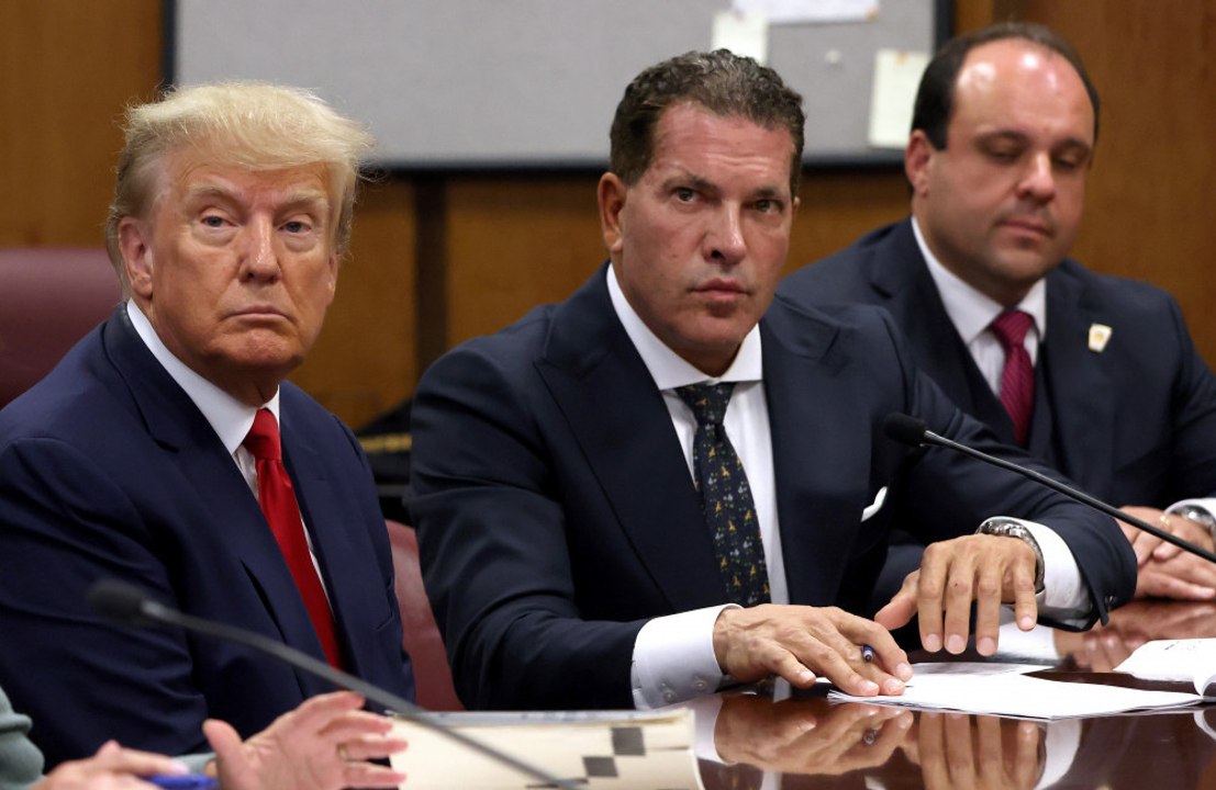 Stephen Colbert and Jimmy Kimmel poke fun at Donald Trump after arrest