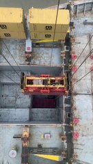 Single operation on bow side of the vessel