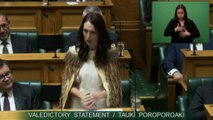 Nuova Zelanda, l'ultimo discorso di Jacinda Ardern al Parlamento